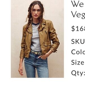 We The Free Open Road Vegan Jacket - Harvest Gold color